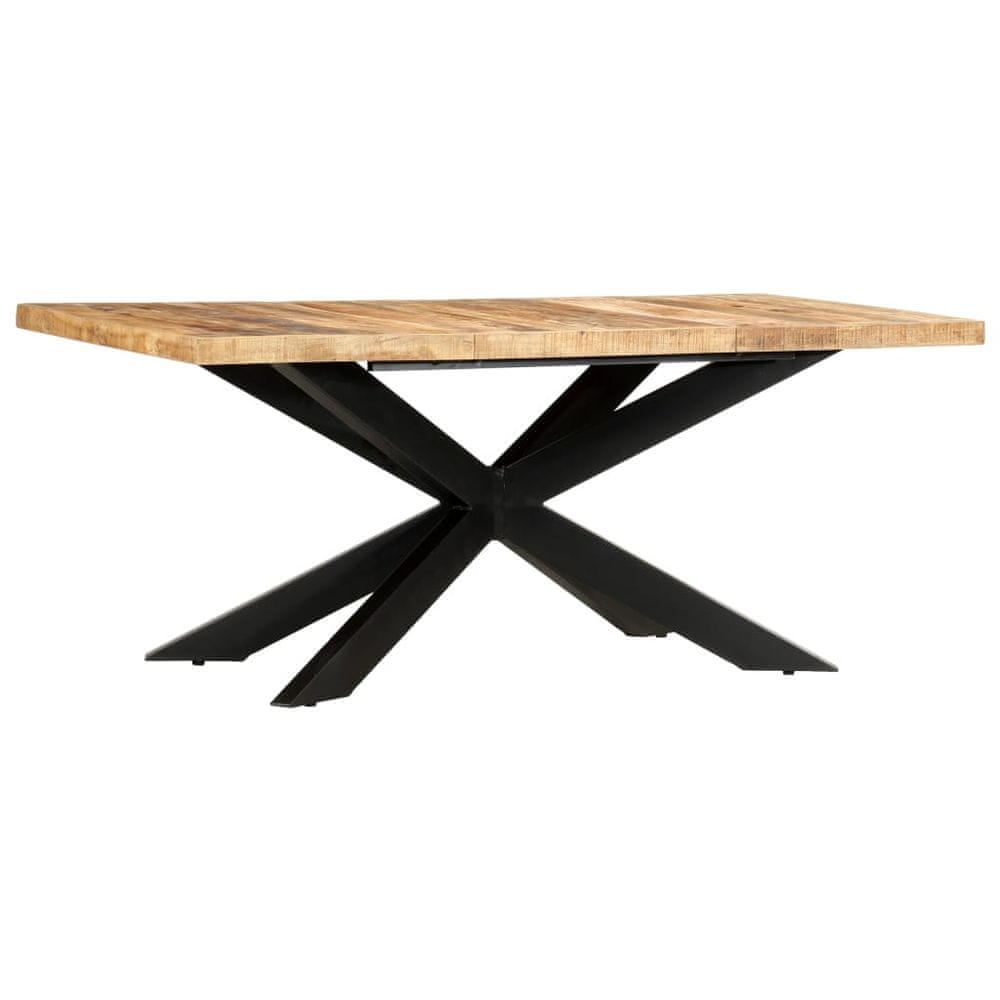 Petromila vidaXL Jedálenský stôl 180x90x76 cm surový mangovníkový masív
